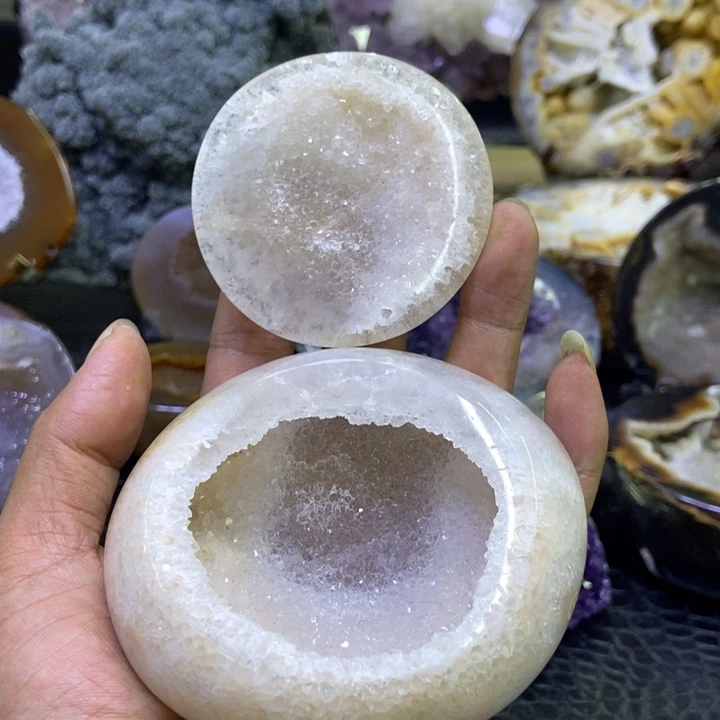 水晶未镶嵌珠宝半成品