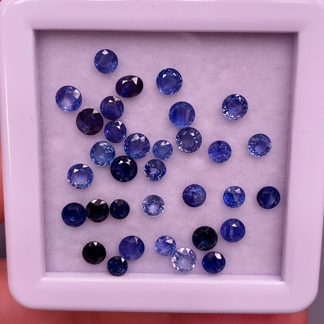 裸石蓝宝石220一克拉，仅供展示，挑好上定向