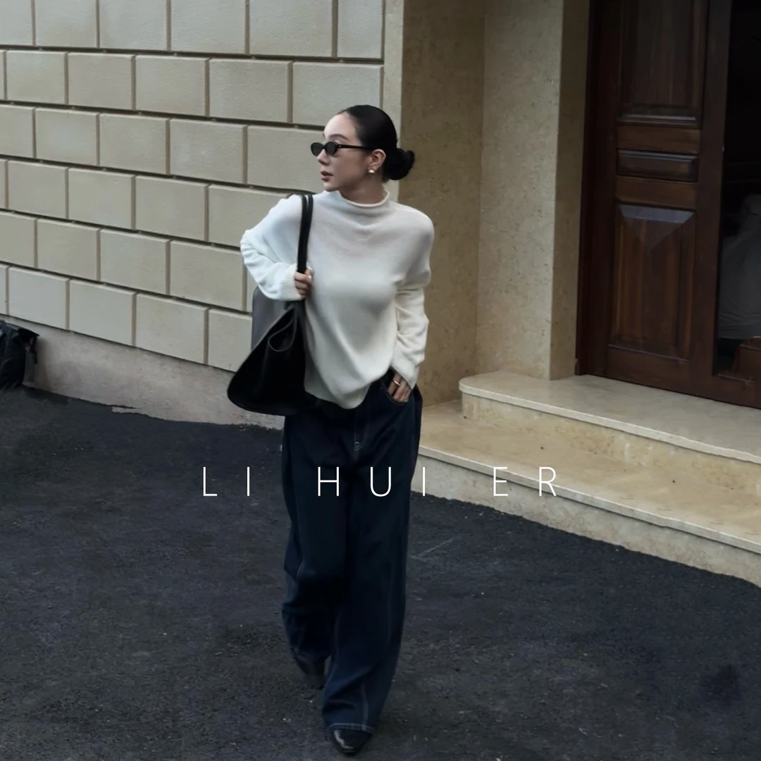 LiHuiEr李慧儿【无字书】2025秋款轻奢舒适毛衣针织衫上衣GN251256