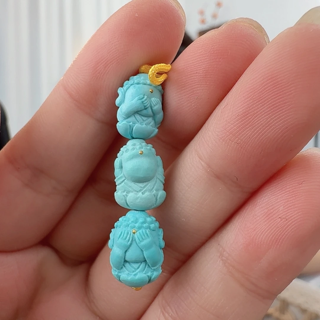 绿松石未镶嵌珠宝半成品