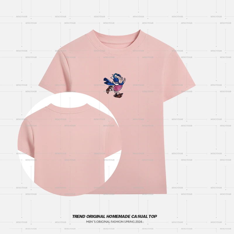 【T恤系列】快乐小粉猪高级款 正肩短袖T恤 soinku