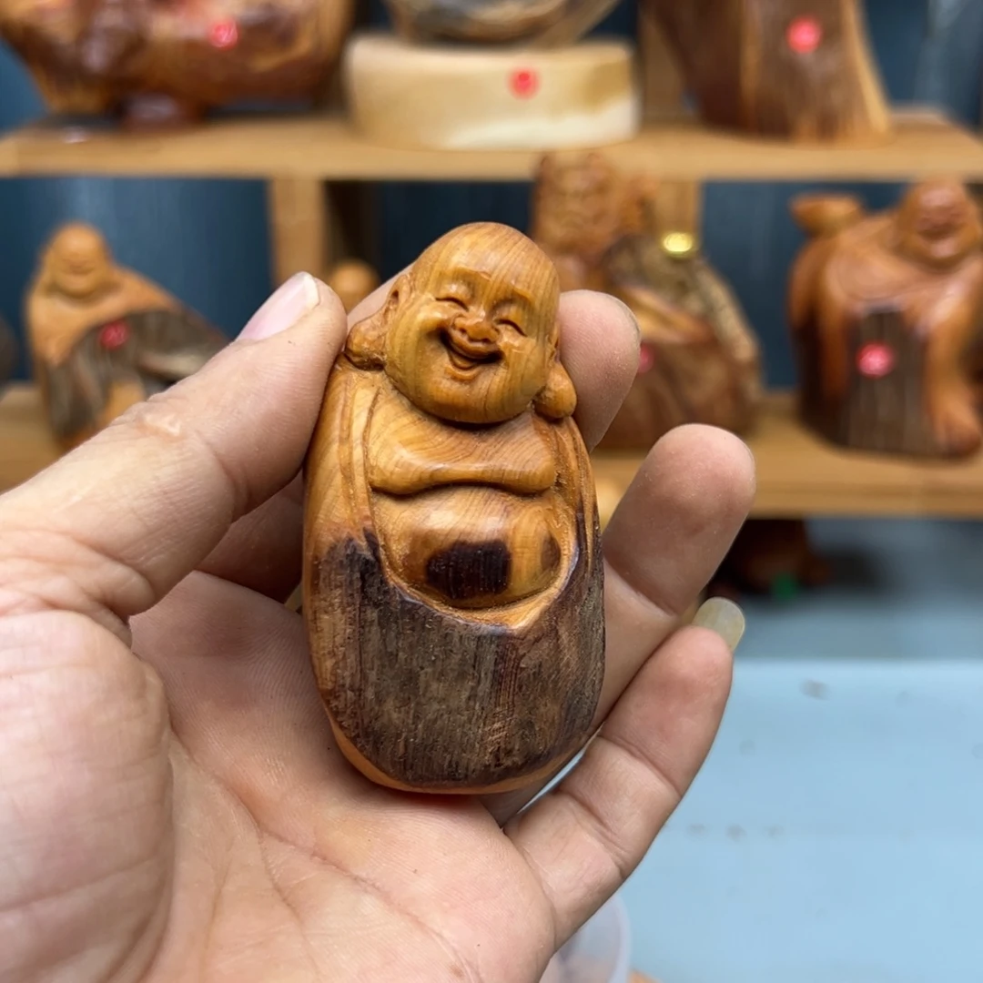 a***n木崖柏木摆件手把件