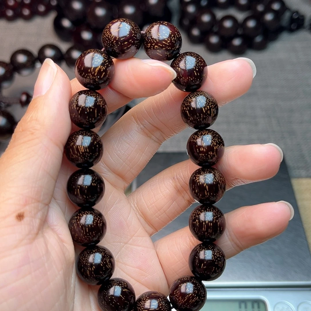 檀香紫檀（小叶紫檀）1.2单圈 爆星