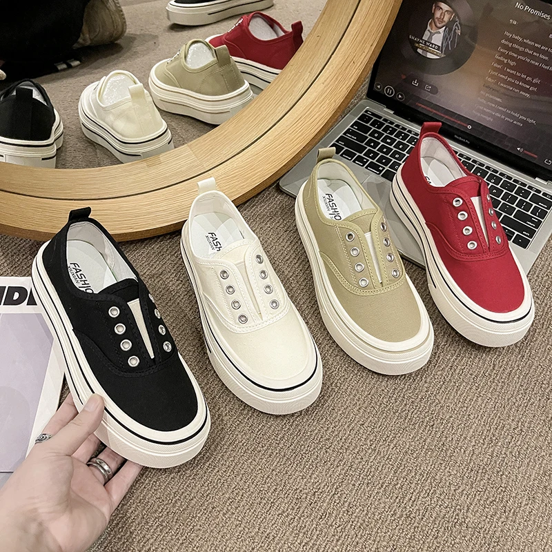 【现货➕运费补贴】【断码链接：001-060】欧若风小个子帆布鞋2025春夏