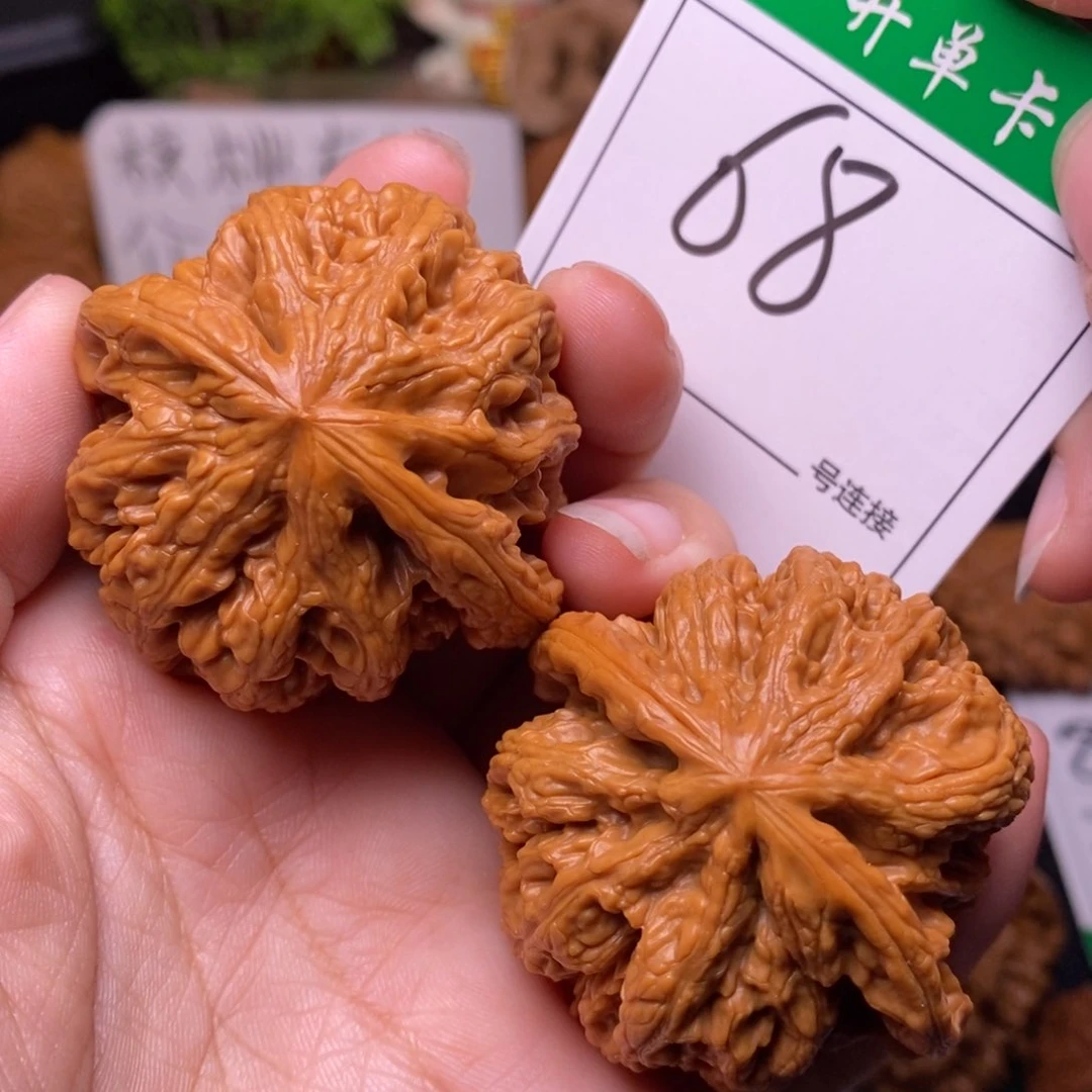 把件文玩核桃68粗筋4:6