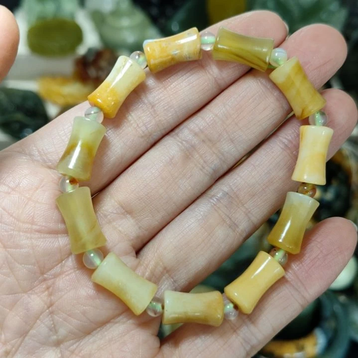 未镶嵌岫玉手串手串