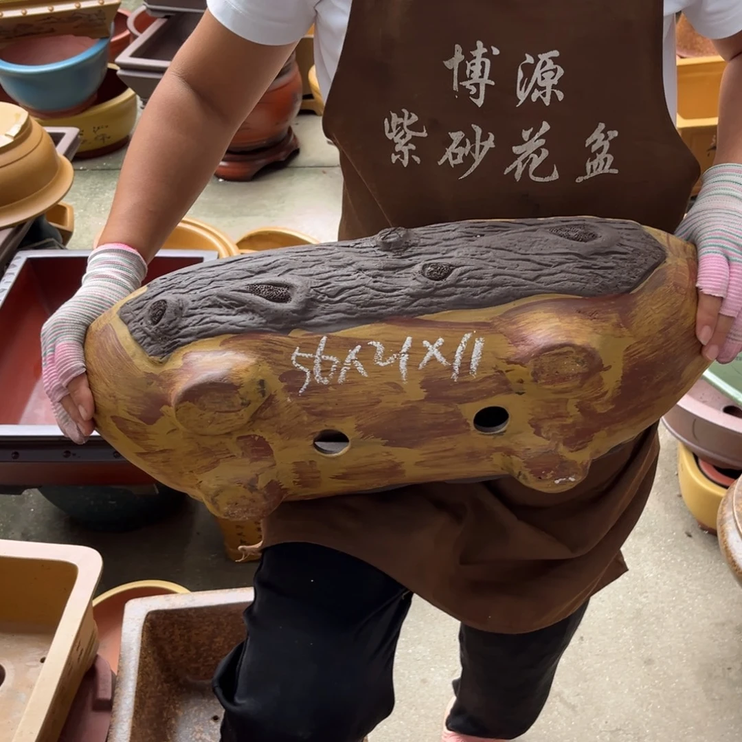 紫砂花盆盆景艺术