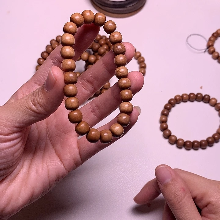 檀香木手串/手链檀香0.8单圈老邢