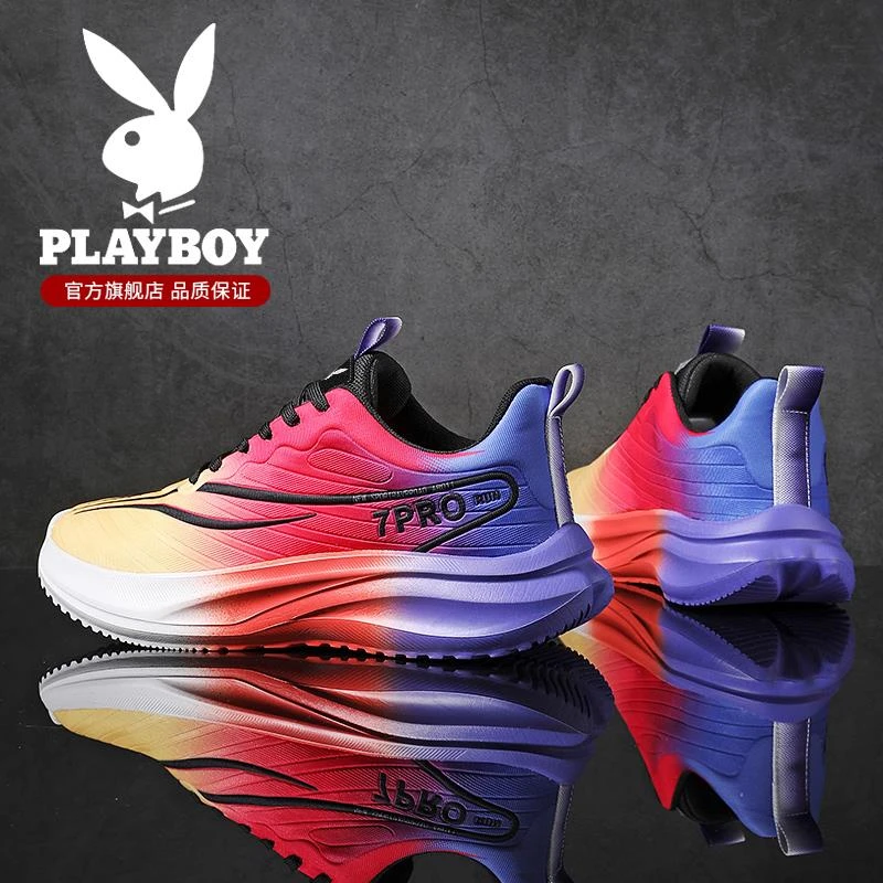 花花公子鞋子男款爆款2025新款秋季防滑百搭运动鞋透气休闲老爹鞋