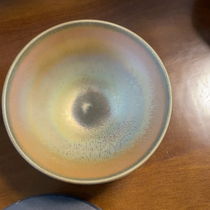 大***鱼茶盏纯手工真柴烧建盏83
