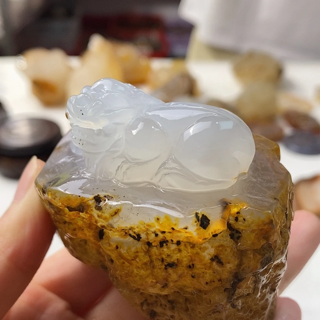 玛瑙/玉髓未镶嵌颈饰