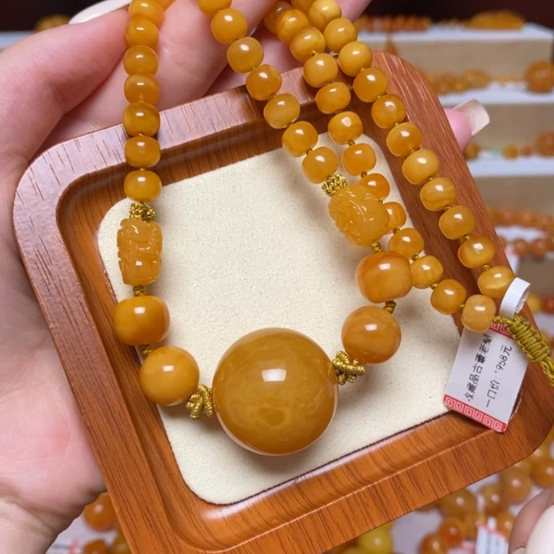 【闪购商品】未镶嵌颈饰蜜蜡项链