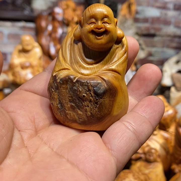 柏木崖柏根雕摆件