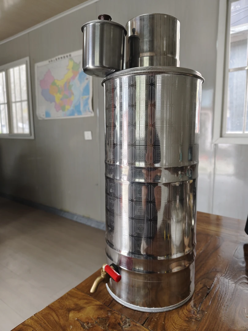 家用户外烧柴适用烟囱水箱不锈钢10升水箱鲁火炉具专用
