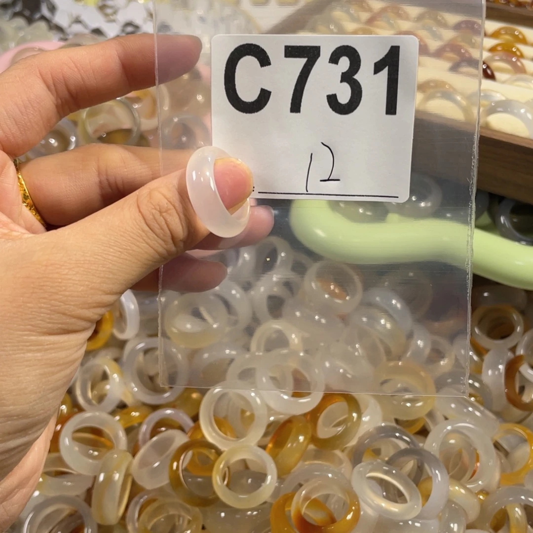 未镶嵌戒指玛瑙/玉髓731