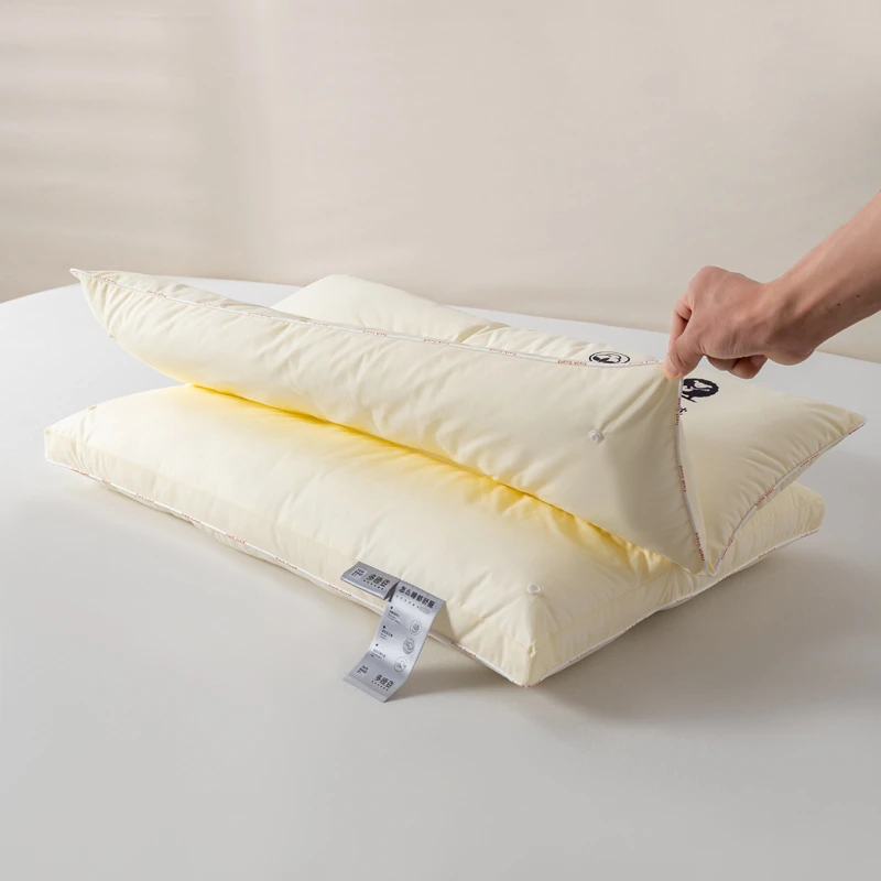 2025新款全棉多功能护颈枕酒店枕双层拆卸枕枕头枕芯