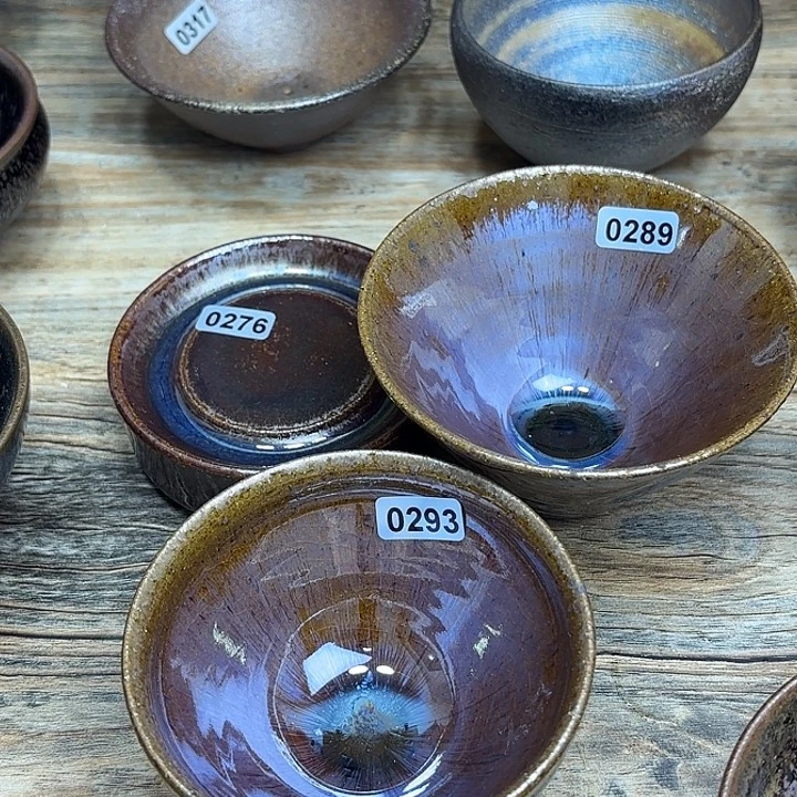 高***师茶盏沐雨茶器柴烧主人杯