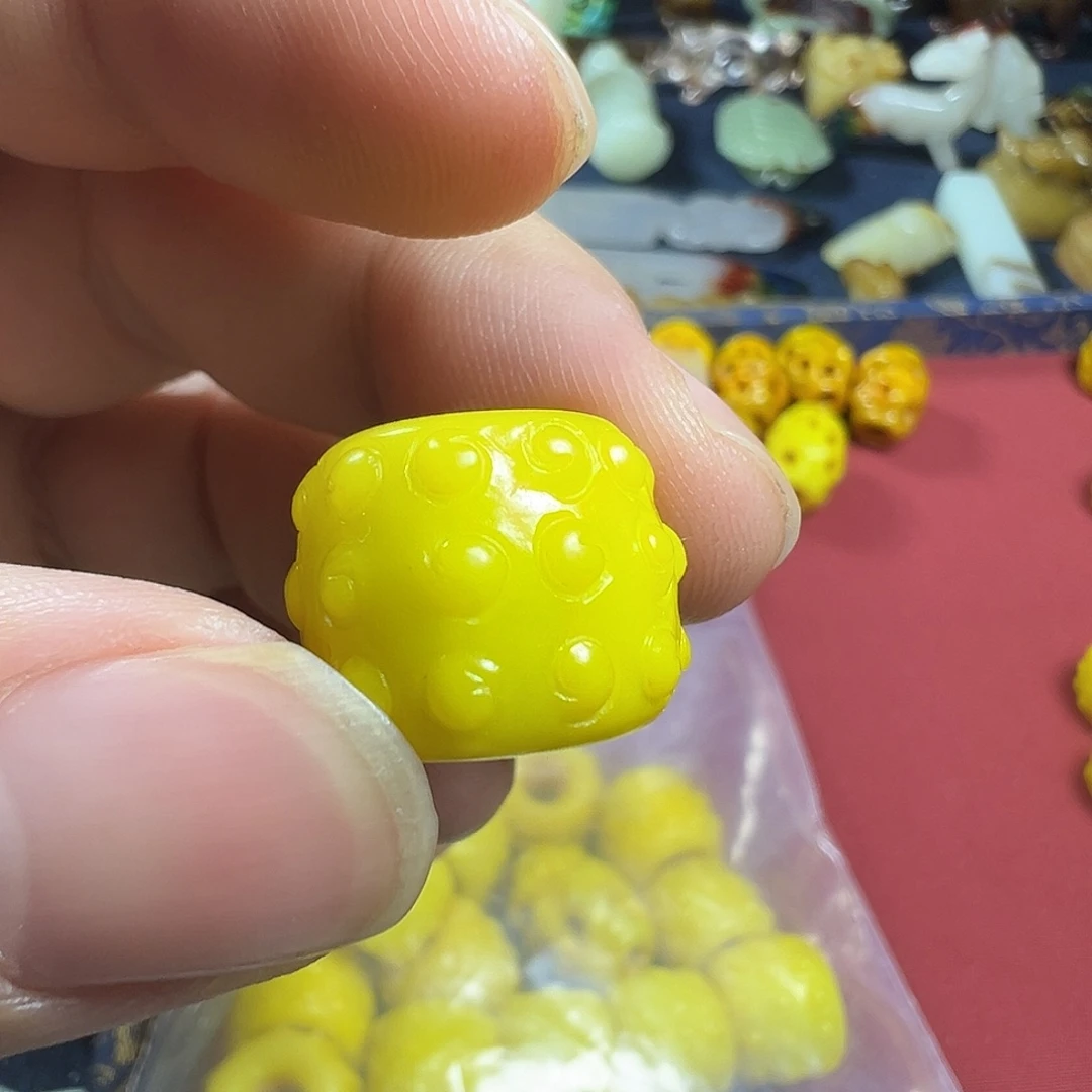 f***3和田玉（黄玉）未镶嵌颈饰