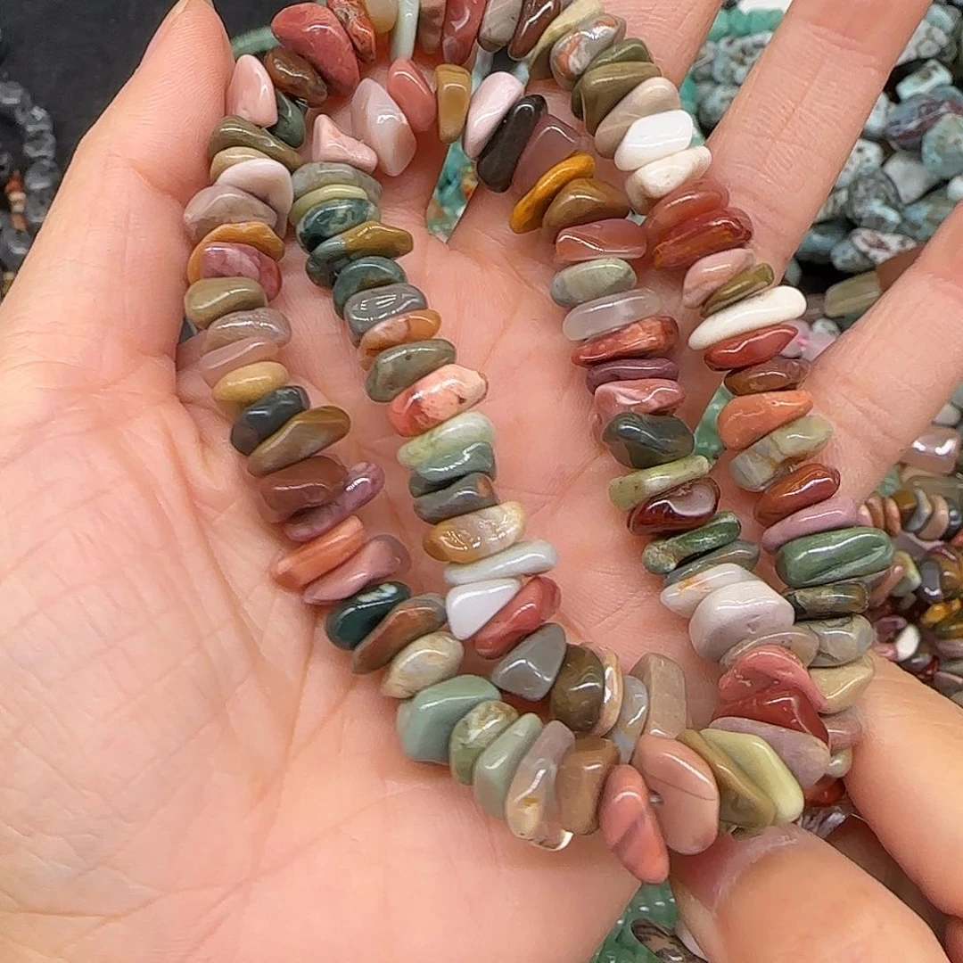 玛瑙/玉髓合金珠宝半成品阿拉善8-10mm一条