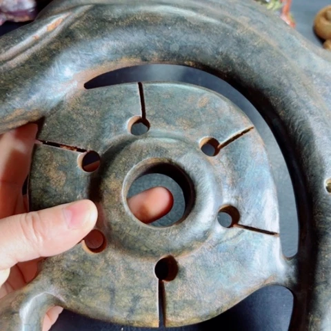 紫金钵盂菩提把件