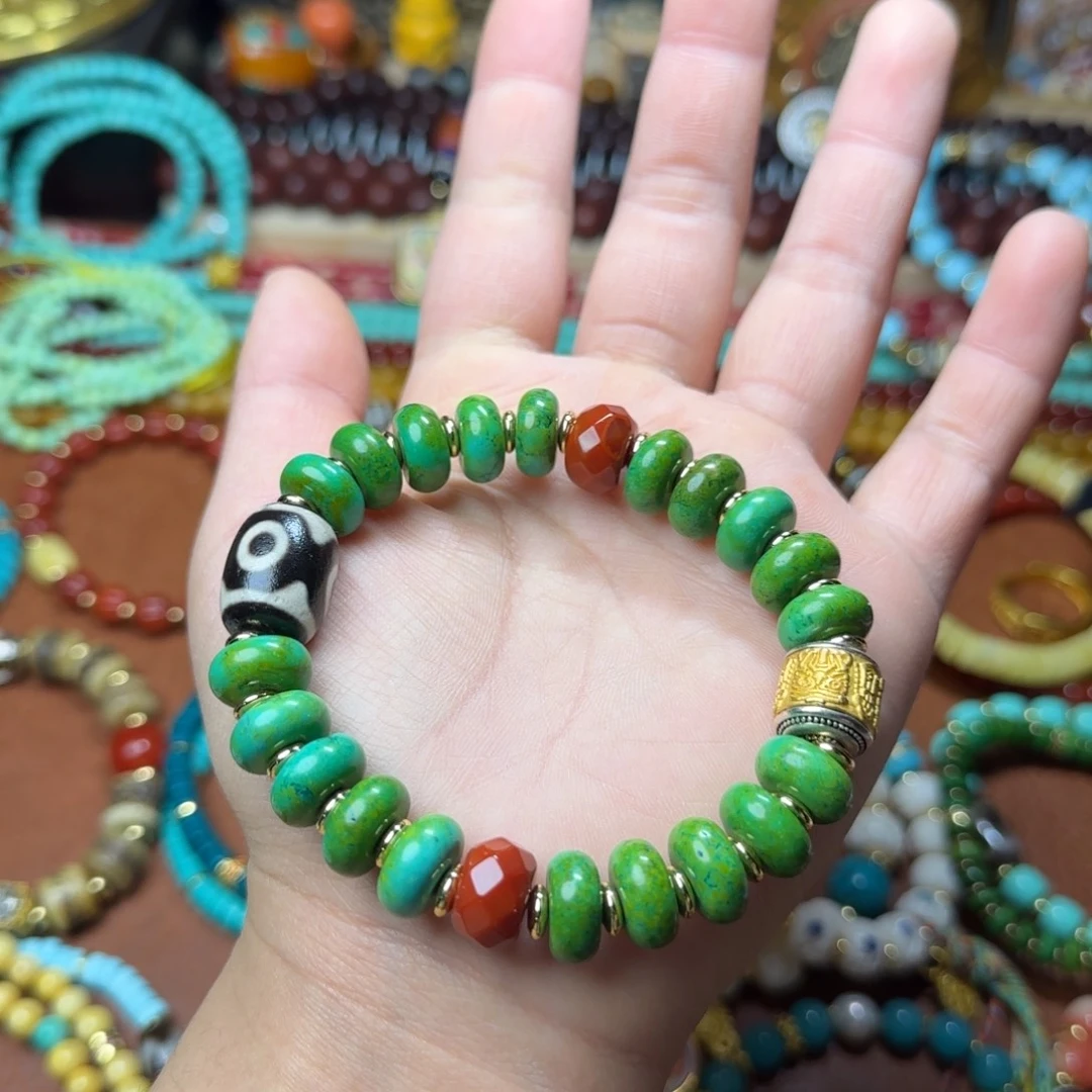 琉璃颈饰藏式念珠/藏式手串
