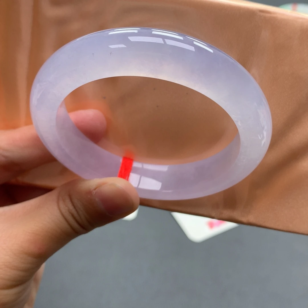 翡翠未镶嵌手镯53号54泥鳅背爱丽丝梦游仙境