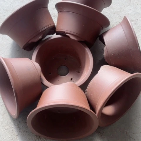 紫砂花盆100-8。18.5-9.5