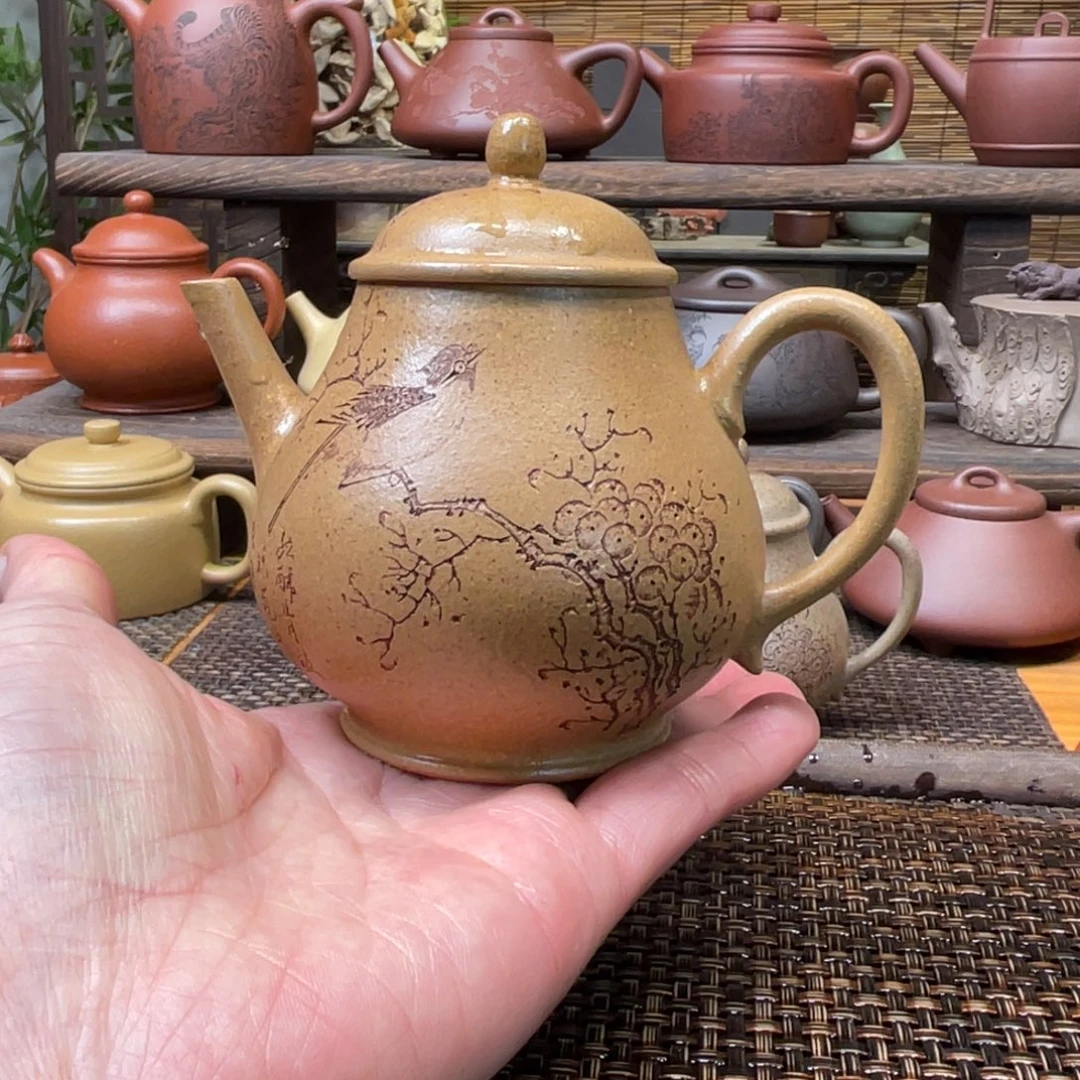 茶壶紫砂宜兴原矿紫砂手工制180