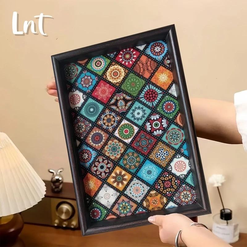 洛诺兔波西米亚客厅家用收纳桌面收纳盒波西米亚风收纳摆件盒托盘