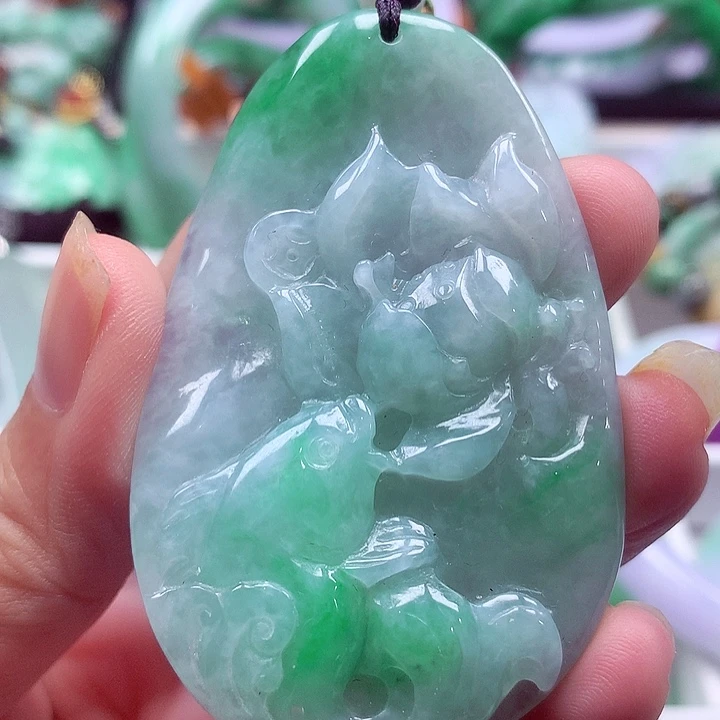颈饰未镶嵌翡翠翡翠