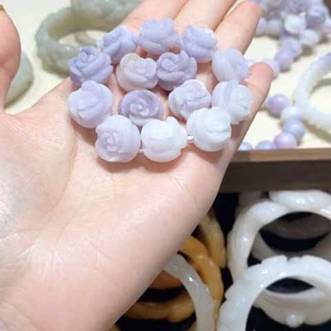 阳***阳石英质玉手镯未镶嵌