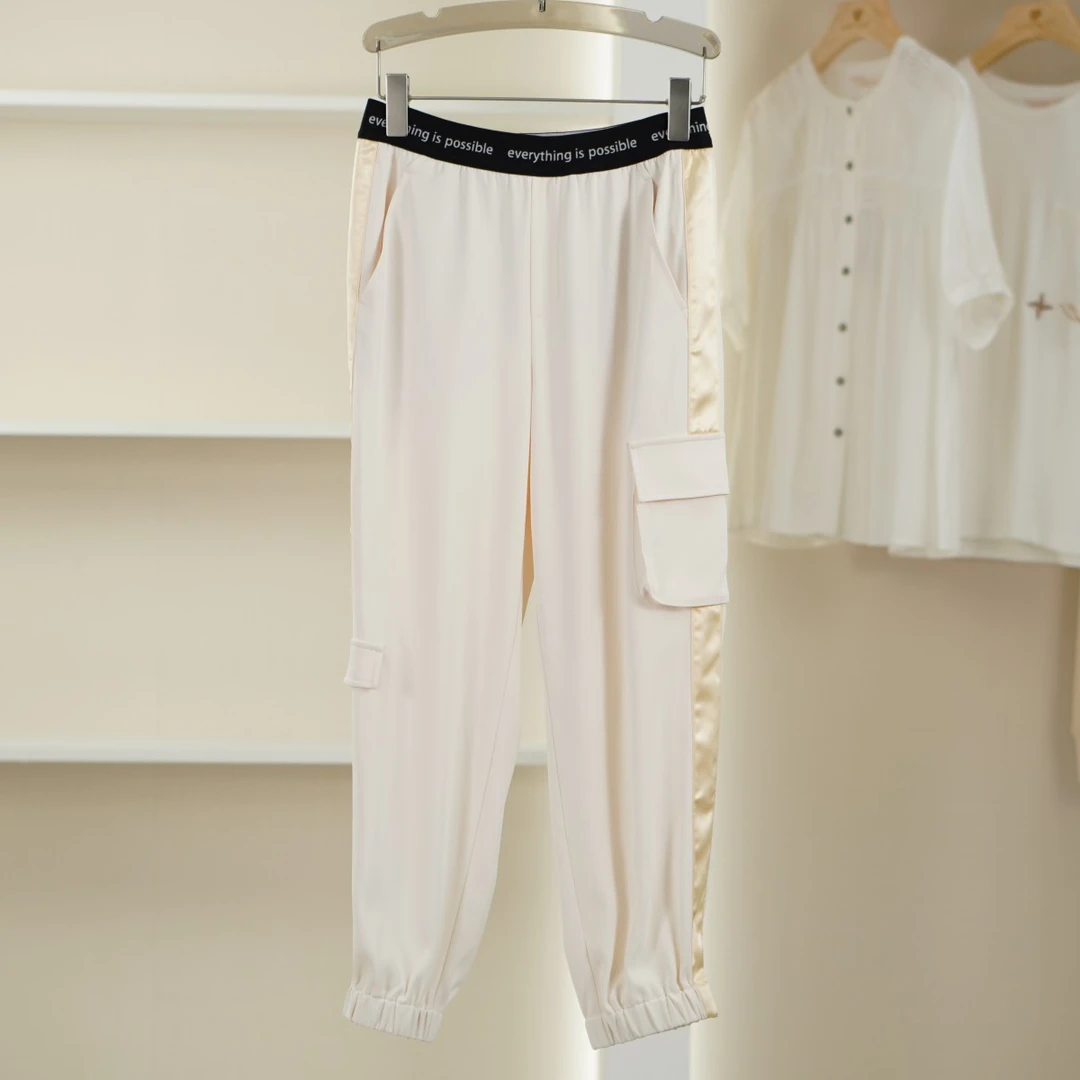 麦迪尚品【金羽J】K060 春季拼接工装裤品牌撤柜女装 D组2