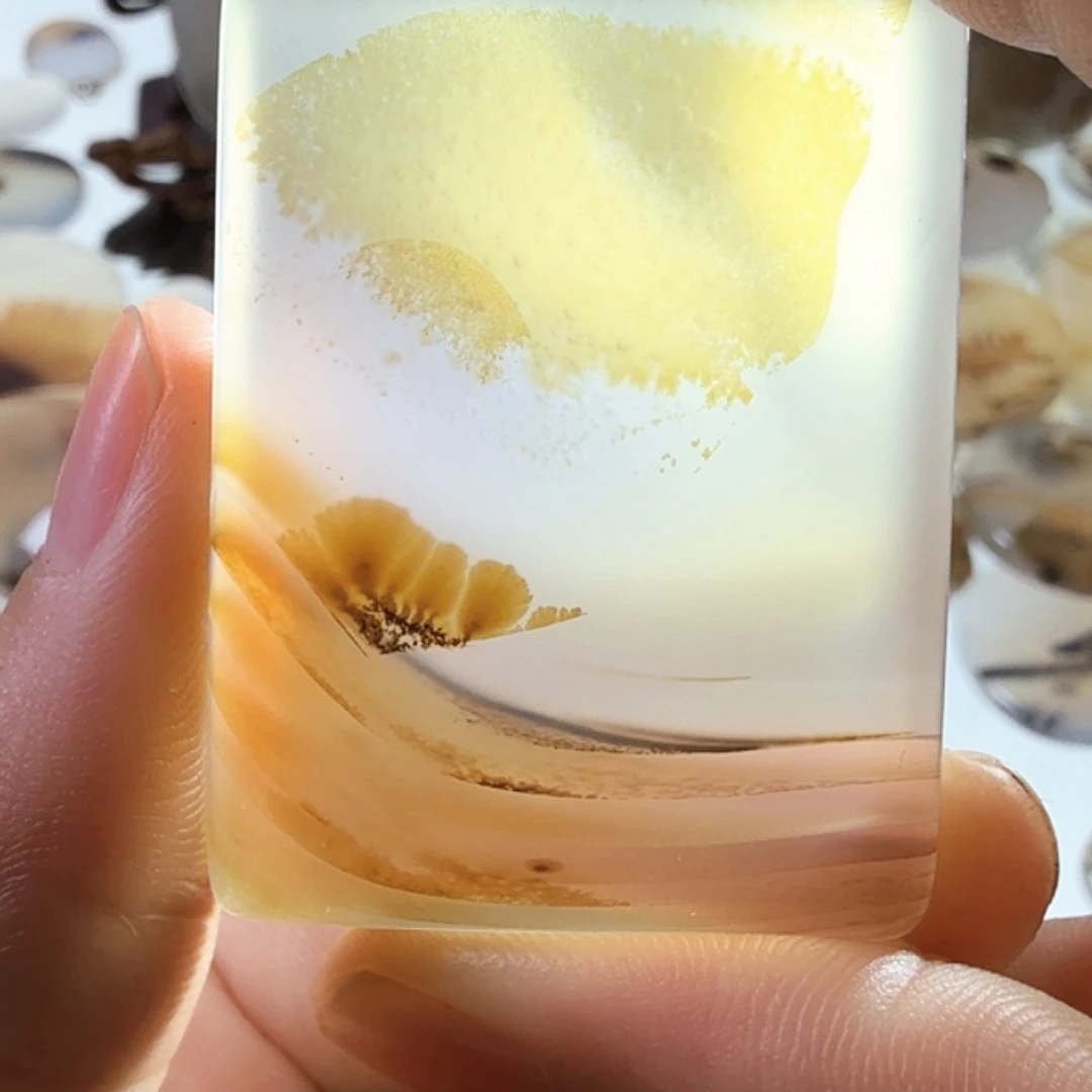未镶嵌玛瑙/玉髓珠宝半成品