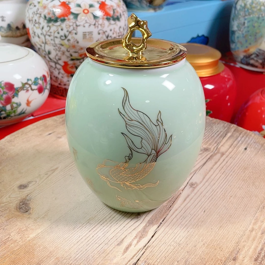 【闪购商品】罐陶瓷茶叶罐密封罐