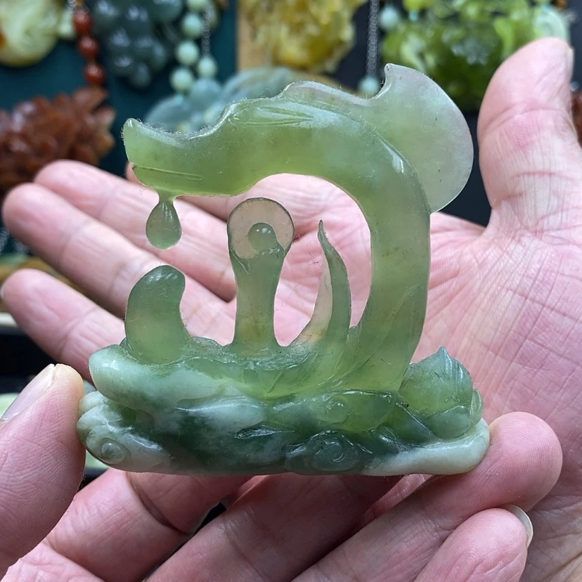 【闪购商品】未镶嵌蛇纹石玉小摆件