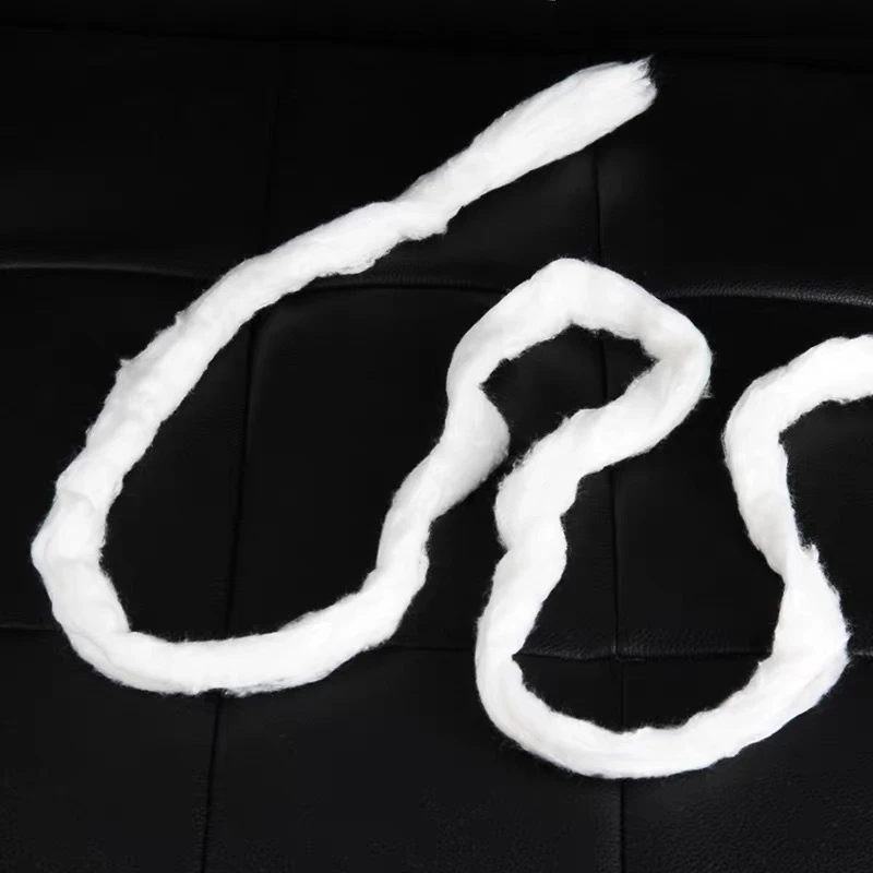 吸水理发店冷烫带绳焗油棉条棉花条烫染烫发棉条外包棉一次性脱脂