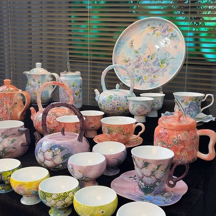 杯景德镇釉下五彩手绘