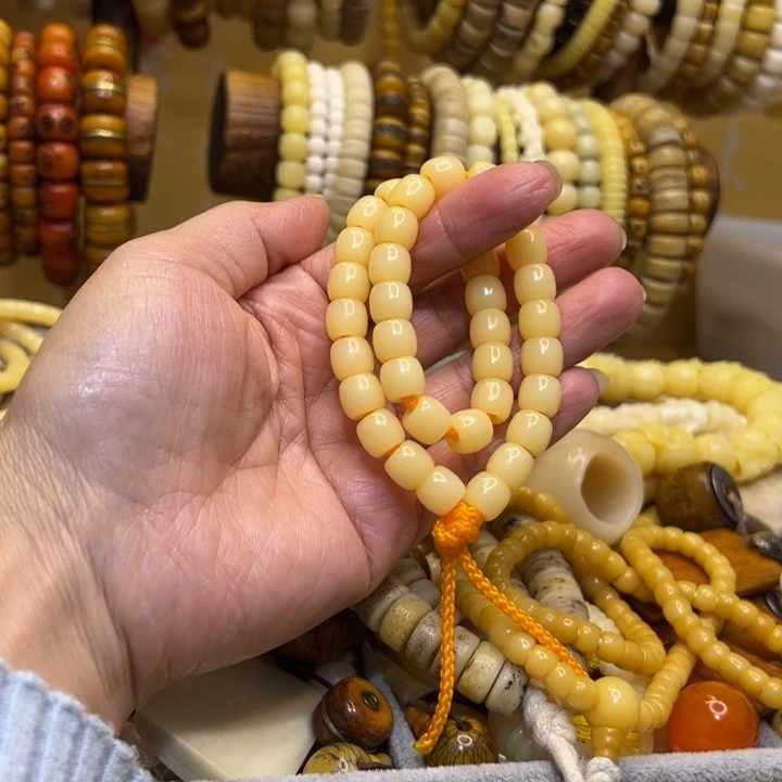 手串/手链驼骨直径9直切大孔道手持