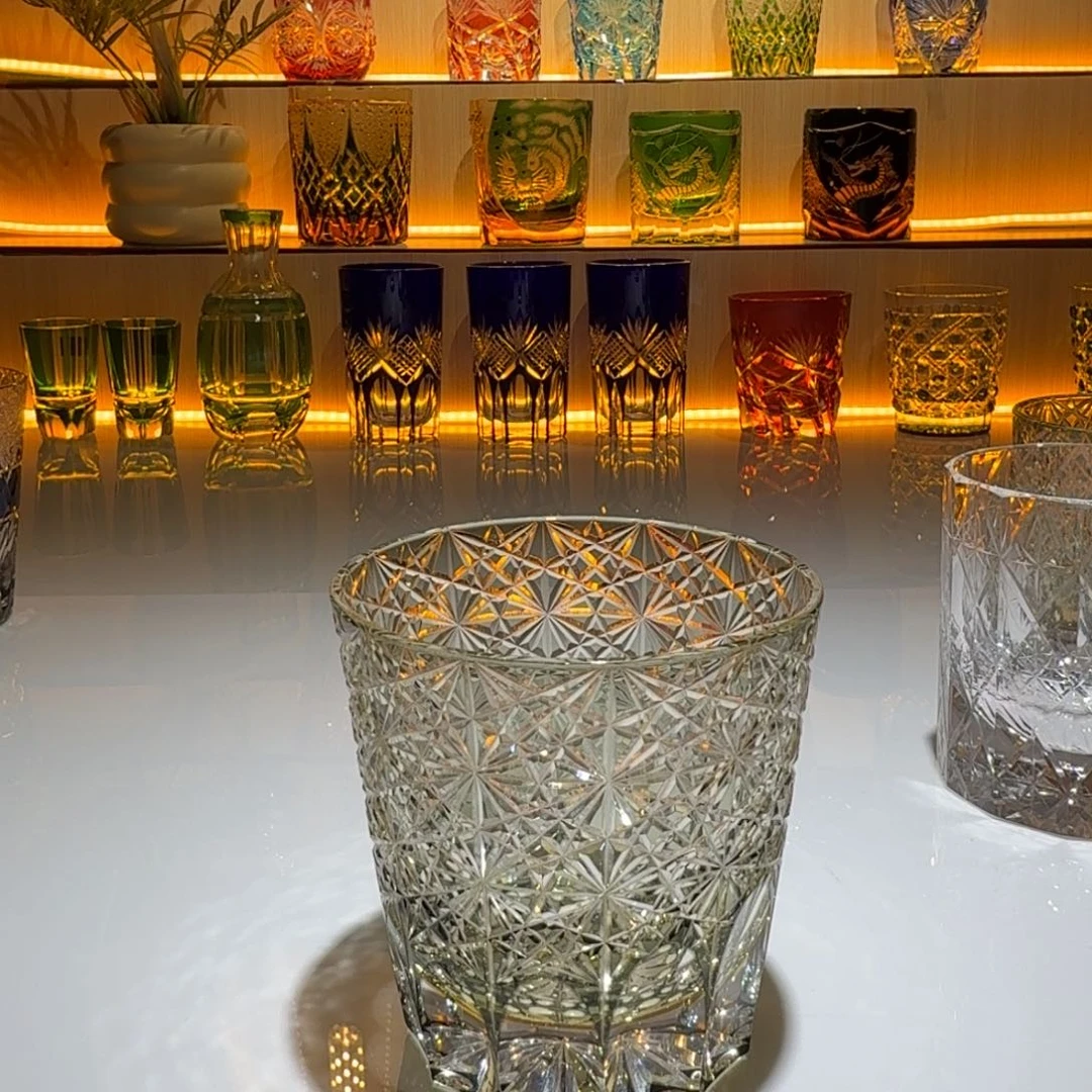 手柄款水晶玻璃水晶杯