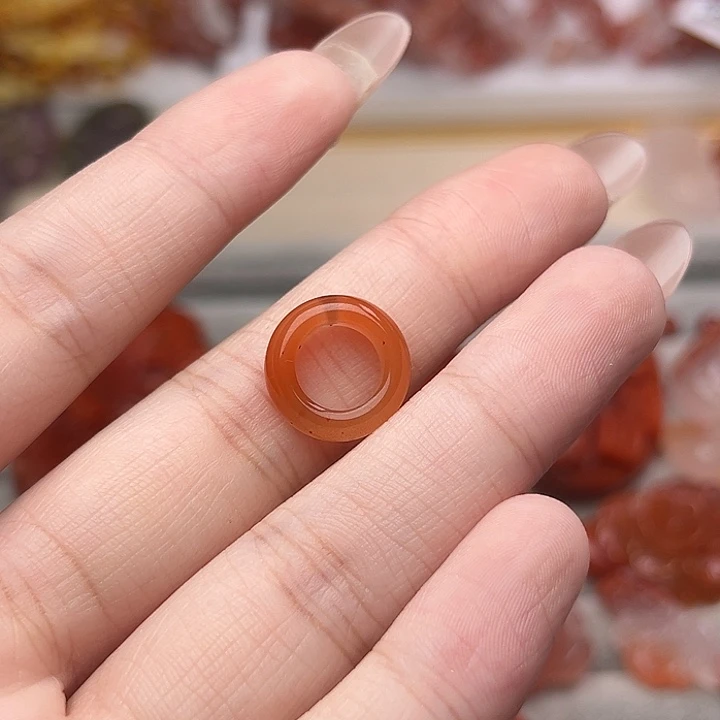 柿***妹南红玛瑙合金手链16