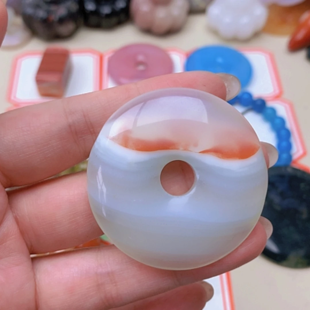 【闪购商品】未镶嵌玛瑙/玉髓珠宝半成品初*