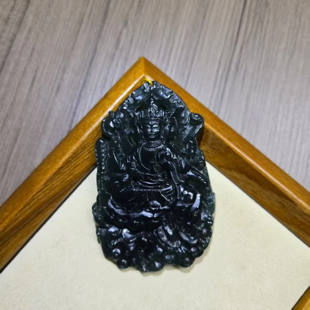 天然翡翠吊坠YJ@@960Q3J15475