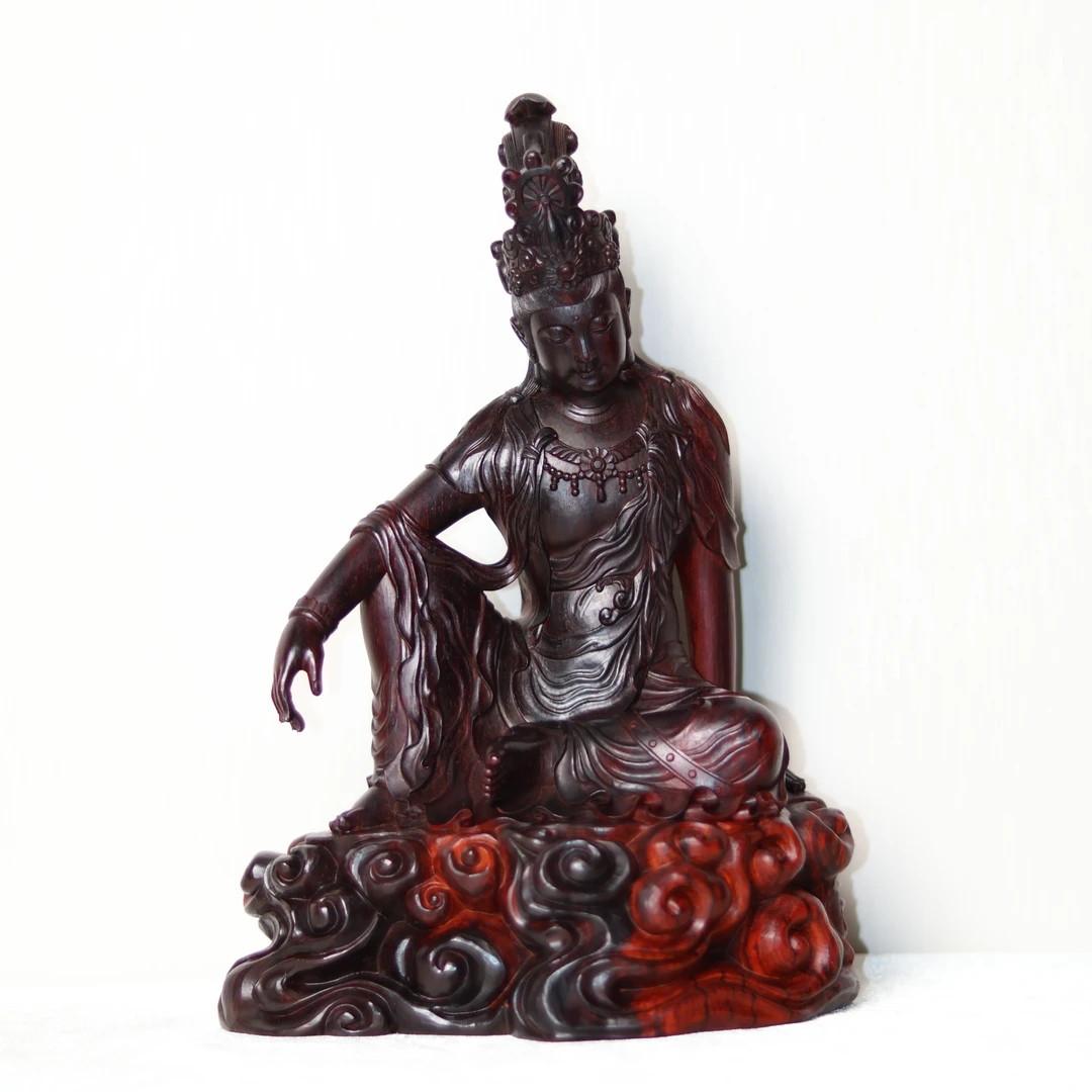 m32111 檀香紫檀-自在观音