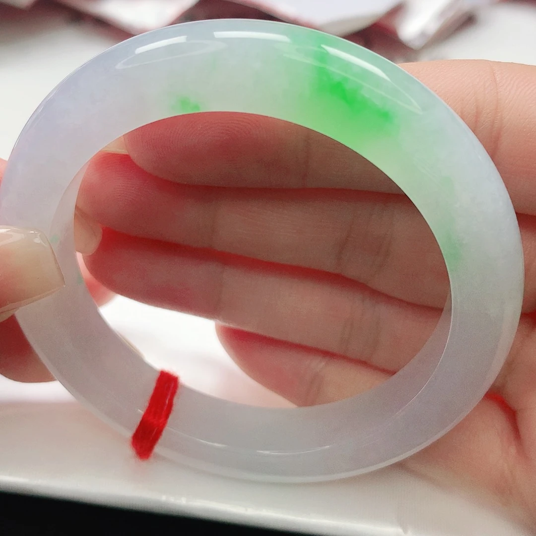 翡翠手镯未镶嵌缅甸天然A货翡翠