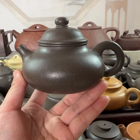 茶壶紫砂梨皮天青200cc