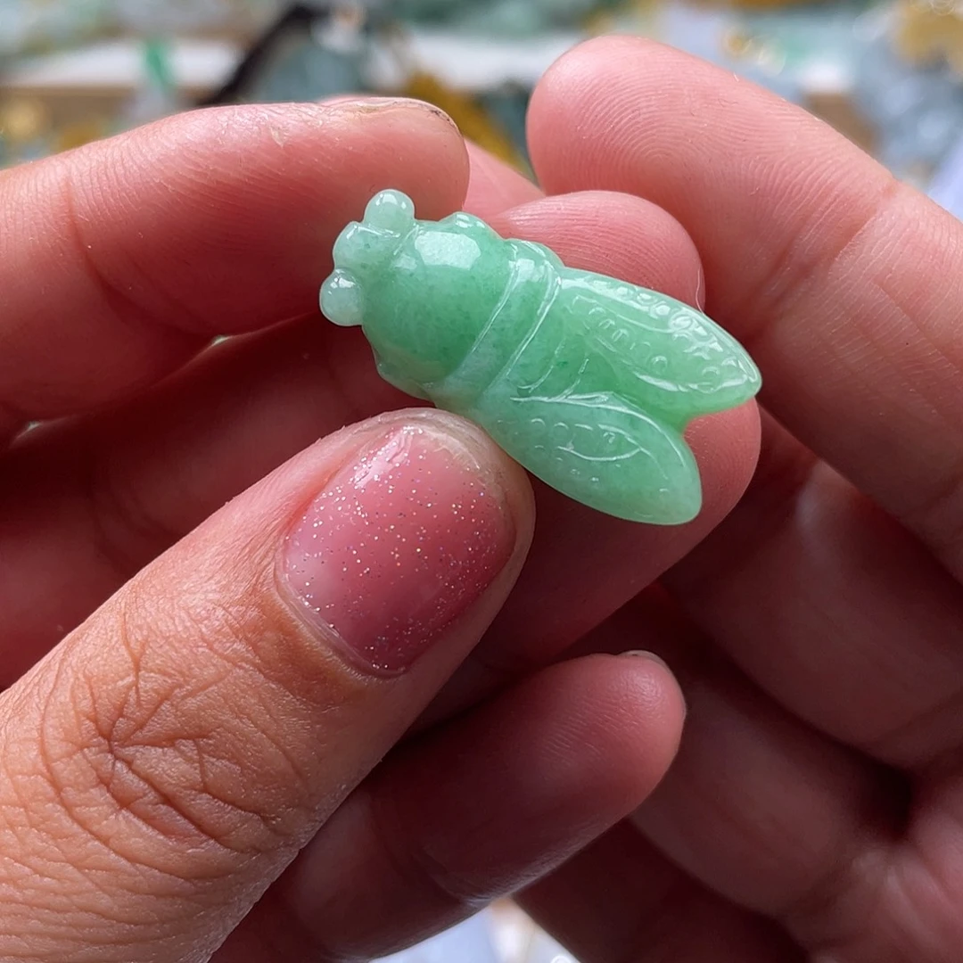 翡翠未镶嵌颈饰翡玉缘翡翠