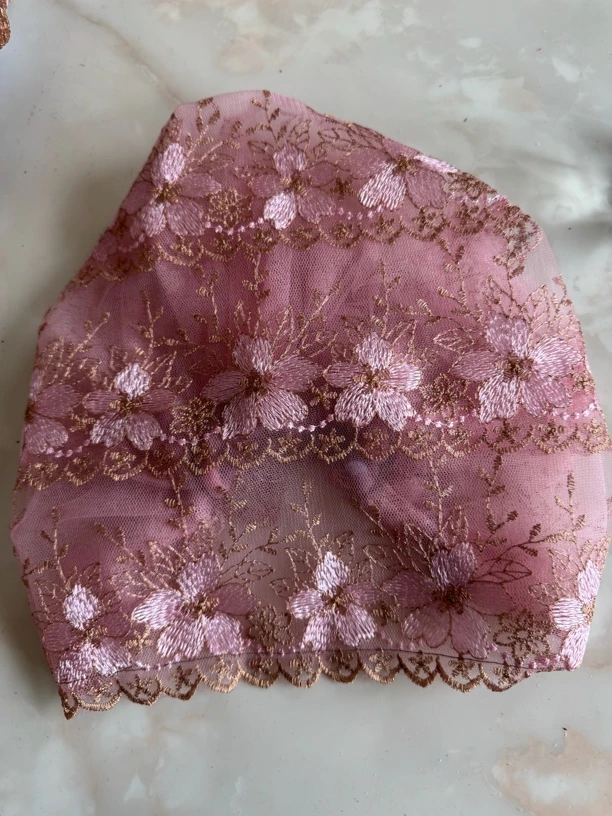 夏季新款刺绣包头帽