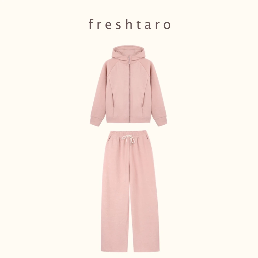 freshtarofty 【抖音专属】 加绒加厚！慵懒百搭卫衣套装