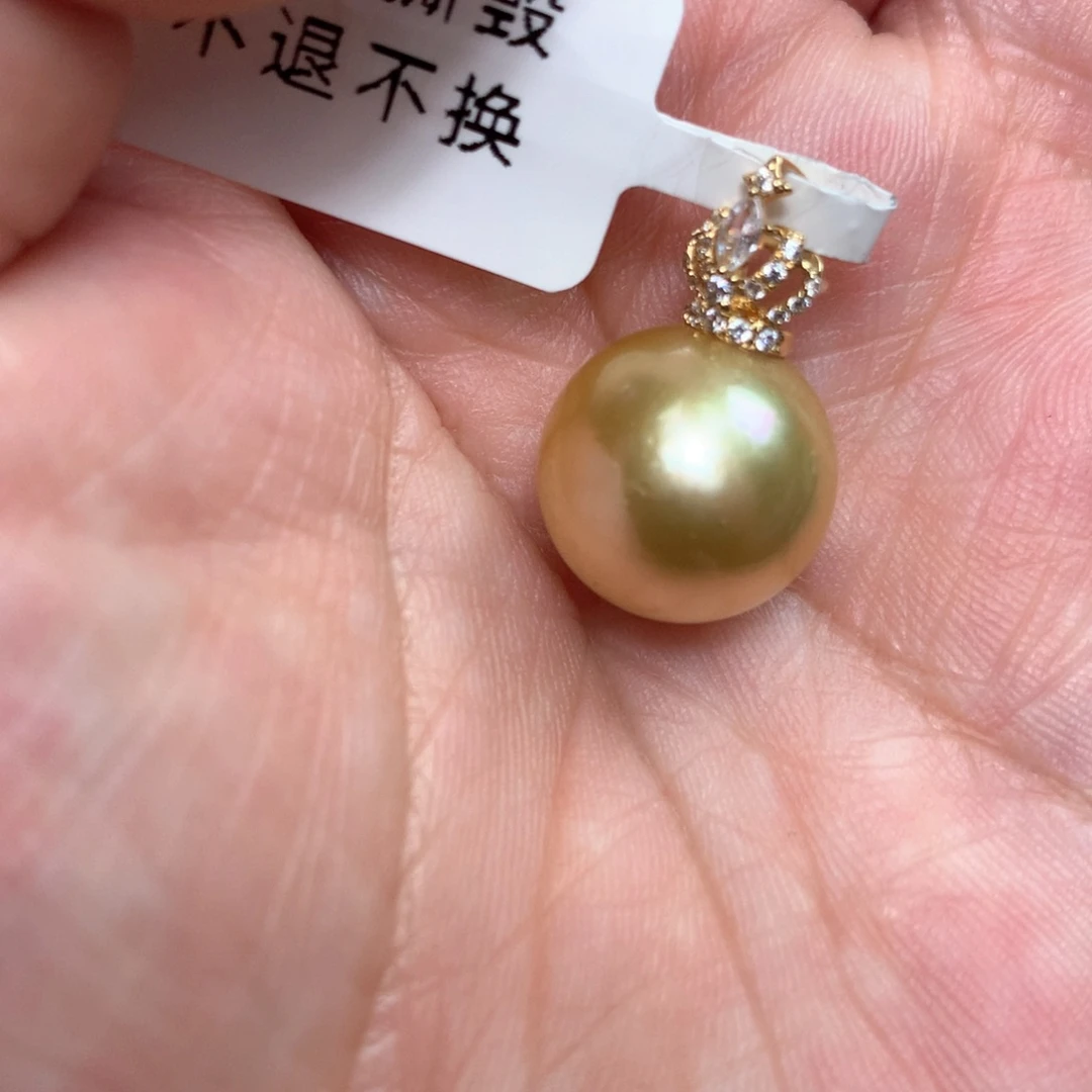 海水珍珠颈饰18K金镶嵌