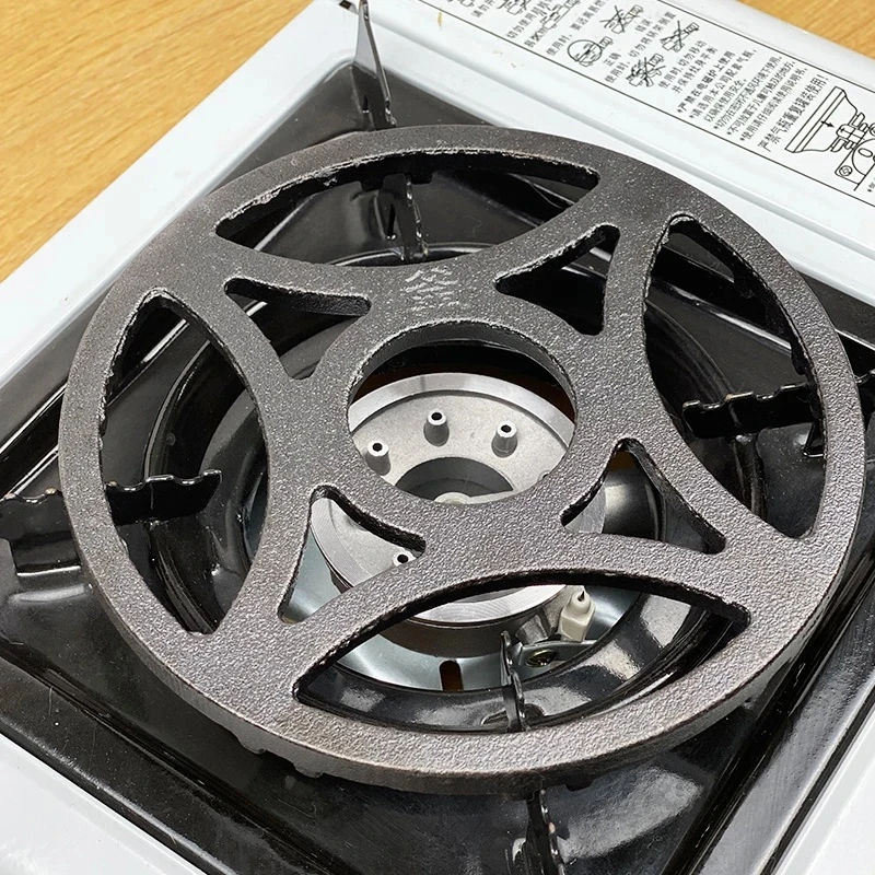 通用型加厚铸铁炉架 重约700g 锅架煤气灶防滑架托摩卡壶架子